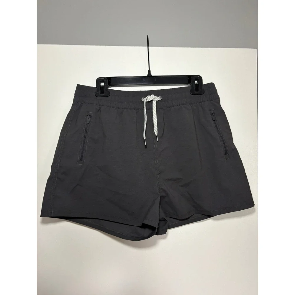 NEW Vuori Birch Shorts Large Charcoal Gray VW3142 Performance Activewear Hiking